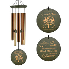 Personalized Memory Life Series-36 Inch, 5 Tubes, Rose Gold-Loss of loved one