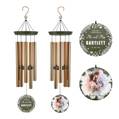 Anniversary Personilazed Windchime-36 Inch, 5 Tubes, Tree of Life-In Memory
