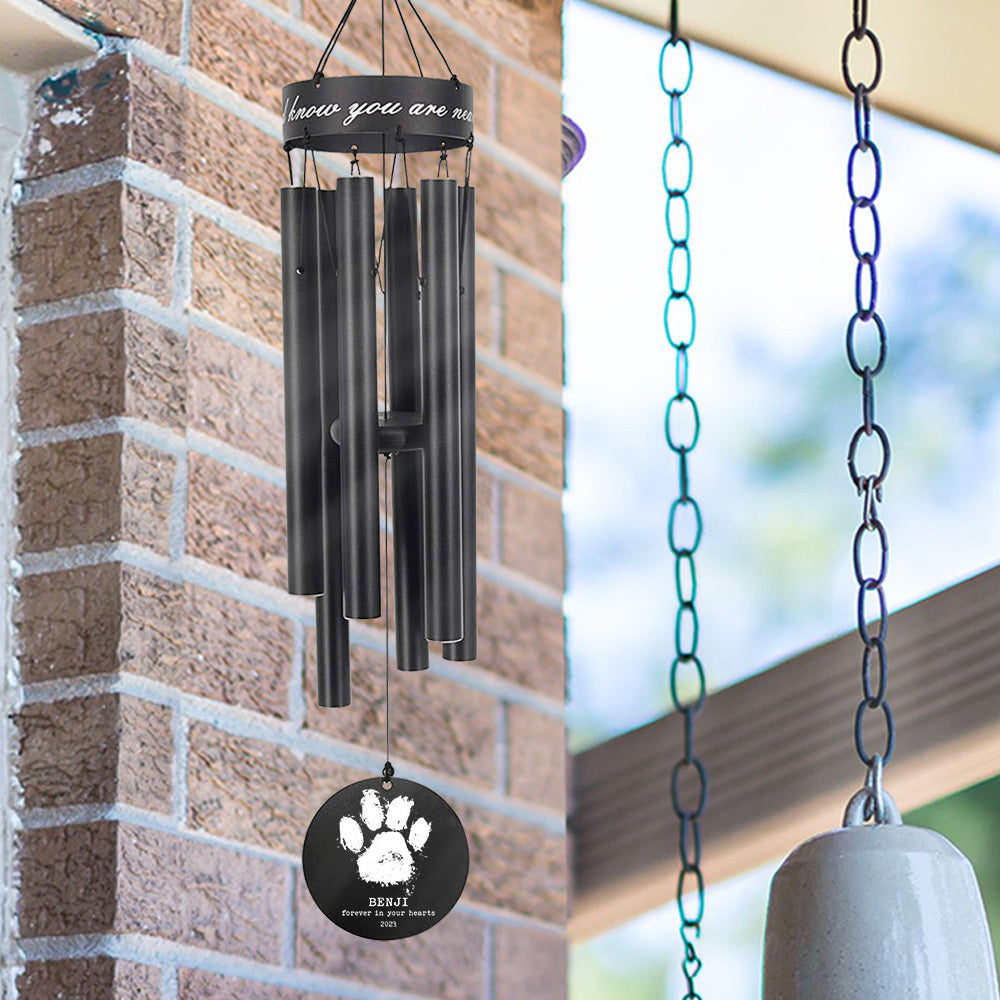 Personalized Pet Memorial Wind Chimes, Lose of Pet Memorial Wind Chime,Pet loss Gift