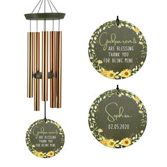 Memorial Wind Chimes for Loved One Box,  Gift for Friend, Mother, Father, Home Garden Hanging Decor.