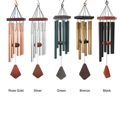 Memorial wind chimes personalized, 24-36 inches custom engraved wind chimes, commemorating loved ones, gently reminding us that we are never far away, and my spirit will always live in your heart