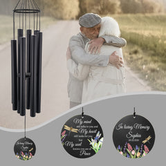Memorial Wind Chimes Outdoor Large Deep Tone,36 Inch Wind Chimes Unique Tuned Relaxing Soothing Melody,Sympathy WindChimes for Mom,Dad，Garden, Yard, Patio, Porch，Home Decoration and Gift