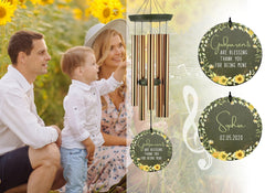 Memorial Wind Chimes for Loved One Box,  Gift for Friend, Mother, Father, Home Garden Hanging Decor.