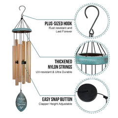 Personalized Wind Chimes for mother, Gift for Loved One,mother's day gift.express your gratitude and love