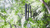 Metal Ring Series Wind Chimes- 45 Inch Black