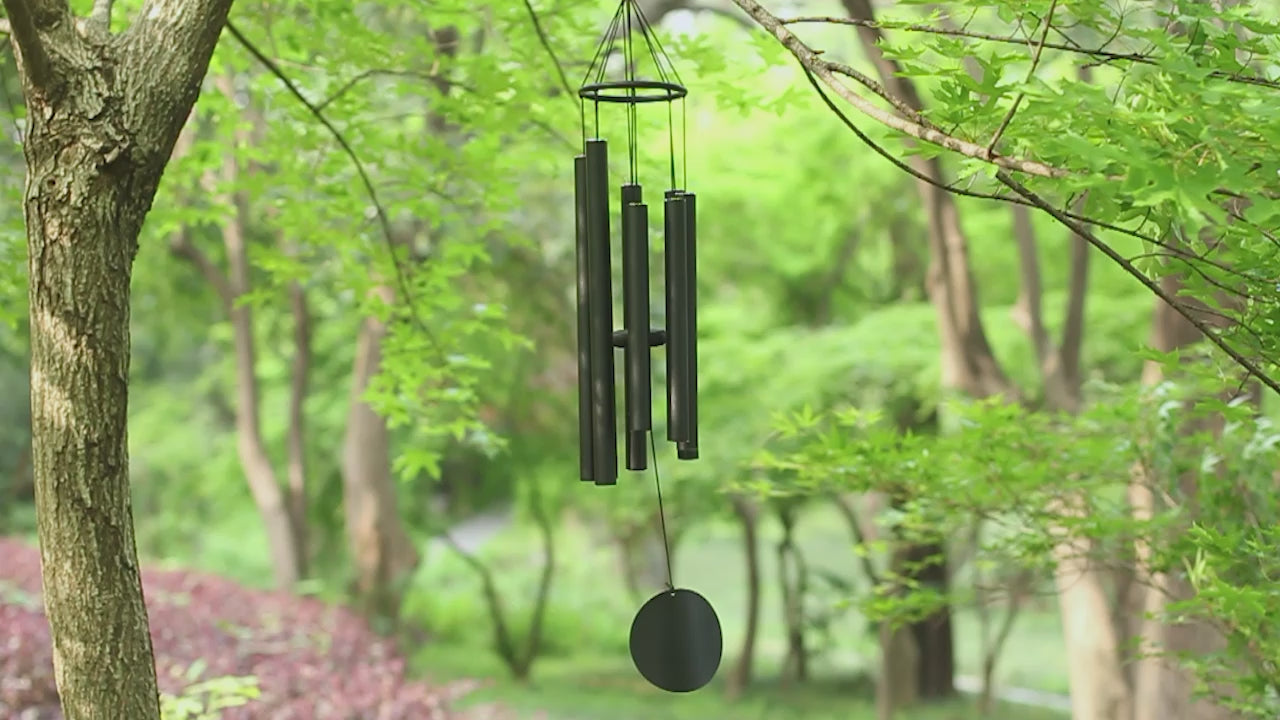 Personalized Memorial Wind Chimes-36 Inch, 8 Tubes,Tree Design