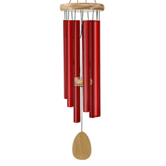 Astarin Personalized Memorial Wind Chime - 30 inch, 6 Barrels, 4 Colors, Designed Custom Gifts, Tribute Gifts（wings）