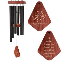 Personalized Mother's Day Gift Wind Chimes -24/30/36/44 inches, 6 Tubes, 5 Colors-Gift For Mother