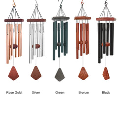 Personalized Pet Memorial Wind Chimes-30/36/44 Inch, 6 Tubes, 5 Colors, Paw Print Design
