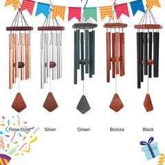 Personalized Birthday Gift Wind Chimes -24/30/36 inches, 6 Tubes, 5 Colors-Birthday Gift
