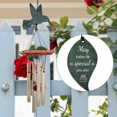 Personalized Birthday Gift Wind Chimes-25 Inch, 4 Tubes Ecology Series