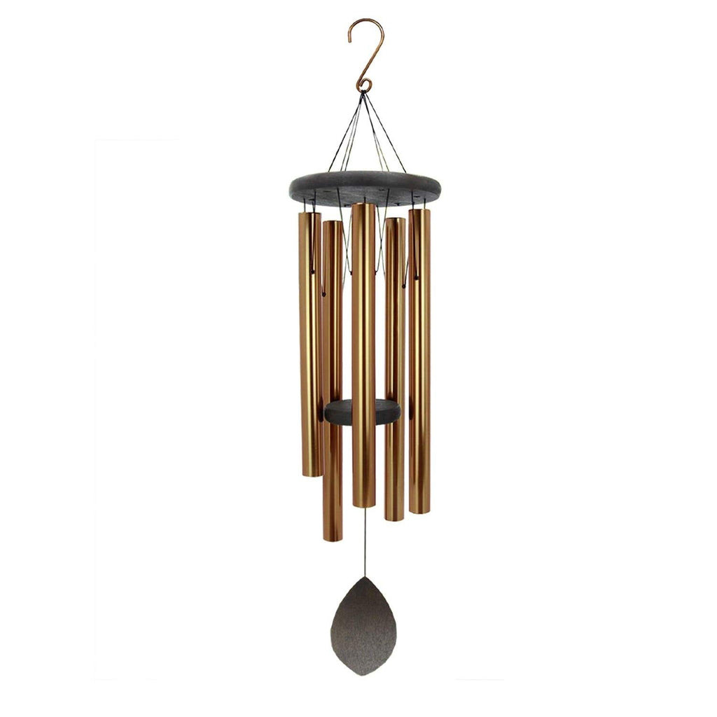 Disc Series Wind Chimes- Beech Wood 36 Inch Gold