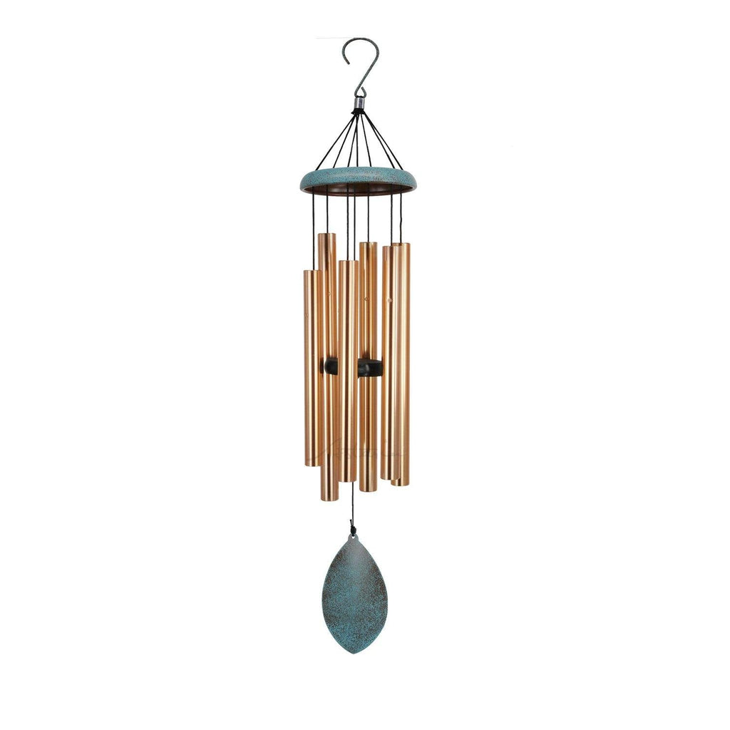 Leaf Series Wind Chimes- Memorial Melody 35 Inch Gold