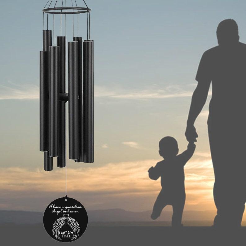 Personalized Memorial Wind Chimes-36 Inch, 8 Tubes,Angel - Astarin