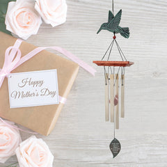 Personalized Mother's Day Gift Wind Chimes-25 Inch, 4 Tubes, Bronze-Your are the world - Astarin
