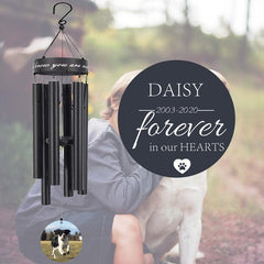 Personalized Pet Memorial Wind Chime,Pet Loss of Dog Remembrance,Custom Photos - Astarin